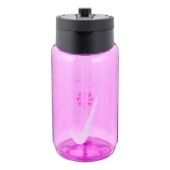 Drinking Bottle Nike Renew Recharge Straw 16 Oz Graphic Fuchsia Black White