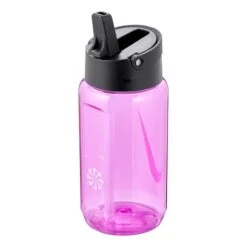 Drinking Bottle Nike Renew Recharge Straw 16 Oz Graphic Fuchsia Black White -Nordis Camping Shop ni n1007640644 003