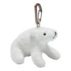 Nordisk Polar Bear Key Ring White Brown