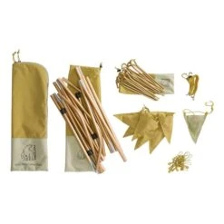 Nordisk Ydun Mini Pegs And Poles Pack Mustard Yellow