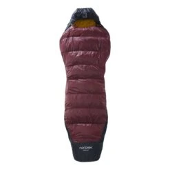 Nordisk Oscar Curve M +10C Sleeping Bag Red Black Yellow