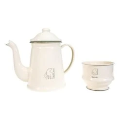 Nordisk Madam Blå 1.5L Coffee Maker White Green -Nordis Camping Shop nsk 5703384098414 003