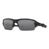 Oakley Flak XS Glasses Matte Black With Black Polarised Prizm Lenses Kids