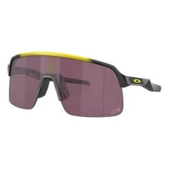 Oakley Sutro Lite Tour De France 2022 Yellow Fade Glasses With Prizm Road Black Lenses
