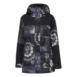 Oakley TC Aurora Hooded Jacket Black Grey Women