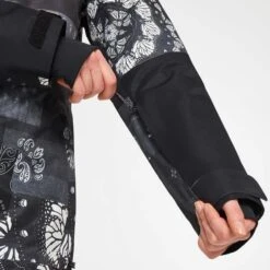 Oakley TC Aurora Hooded Jacket Black Grey Women -Nordis Camping Shop ok foa500278 9n5 005