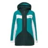 Oakley TNP TBT Hooded Jacket Turquoise Dark Green Women