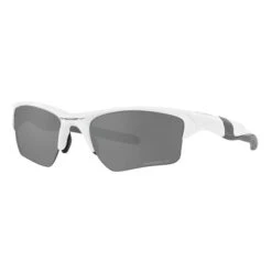 Oakley Half Jacket 2.0 XL Glasses Polished White With Prizm Black Polarized Lenses