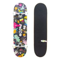 Skateboard Olsson And Brothers Enjoy Black Multicolour Children