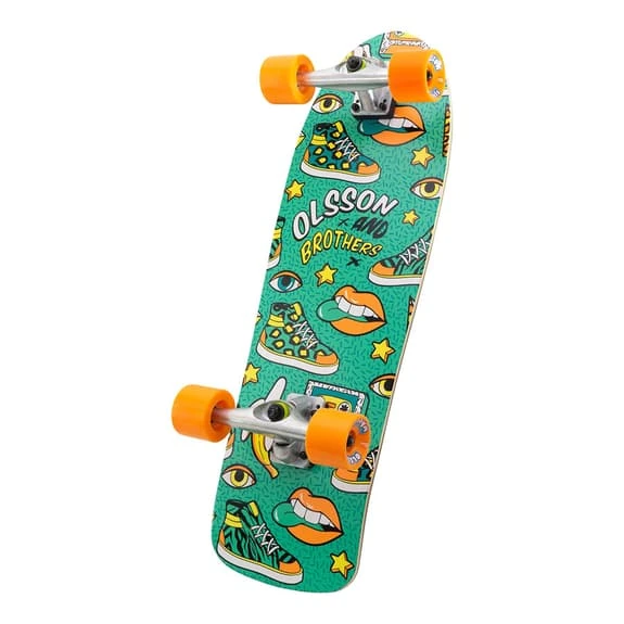 Skateboard Olsson And Brothers Snigger Black Green Children 5 Skateboard Olsson And Brothers Snigger Black Green Children - Image 5