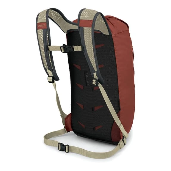Osprey Daylite Cinch 15L Backpack Dark Red 2 Osprey Daylite Cinch 15L Backpack Dark Red - Image 2