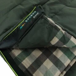 Outwell Camper Lux Double -1C Sleeping Bag Forest Green 9 Outwell Camper Lux Double -1C Sleeping Bag Forest Green -Nordis Camping Shop ot 230394 004