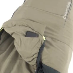 Outwell Convertible Sleeping Bag Green Grey Kids -Nordis Camping Shop ot 230410 004