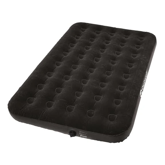 Outwell Flock Classic Double Inflatable Mat Black Grey 1 Outwell Flock Classic Double Inflatable Mat Black Grey