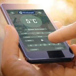 Outwell Arctic Chill 40L Electric Cooler 12V-230V Navy Blue -Nordis Camping Shop ot 590204 003