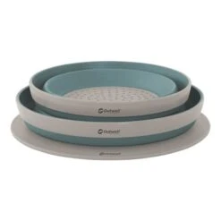 Outwell Collaps Folding Bowl, Board And Colander Set Blue -Nordis Camping Shop ot 651083 003