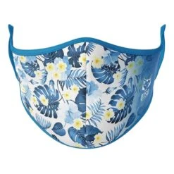 Otso Mask Floral Reusable Protective Mask Blue White