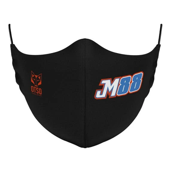 Otso JM88 Reusable Protective Mask Black White Blue 1 Otso JM88 Reusable Protective Mask Black White Blue