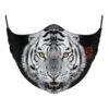 Otso Animals Tiger Face Reusable Protective Mask Black White
