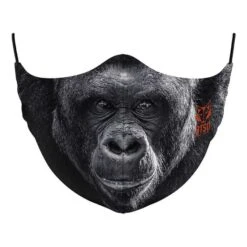 Otso Mask Animals Gorilla Reusable Protective Mask Black