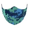 Otso Camo Reusable Protective Mask Blue Green Women