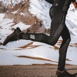 Compressport Hybrid Seamless Hurricane Pants Black -Nordis Camping Shop po au00017b 990 003