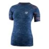 Compressport Training Tshirt Neon 2020 Short Sleeve T-shirt Blue Camouflage Women
