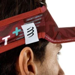 Compressport Visor Ultralight Camo Neon 2020 Dark Red -Nordis Camping Shop po cu00034l 204 004