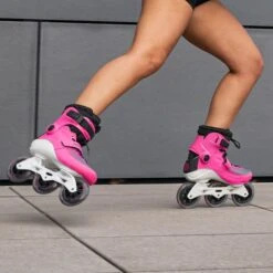 Rollerskates Powerslide Swell 100 - 3D Adapt Pink Women -Nordis Camping Shop pow 510049 007