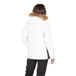 Protest Fence Jacket White Black Women -Nordis Camping Shop pr 6610692 401 a 3