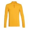 Protest Will Half Zip Long-Sleeved Top Mustard Yellow