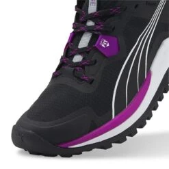 Puma Voyage Nitro Running Shoes Black Lilac Women -Nordis Camping Shop pum 19550507 003