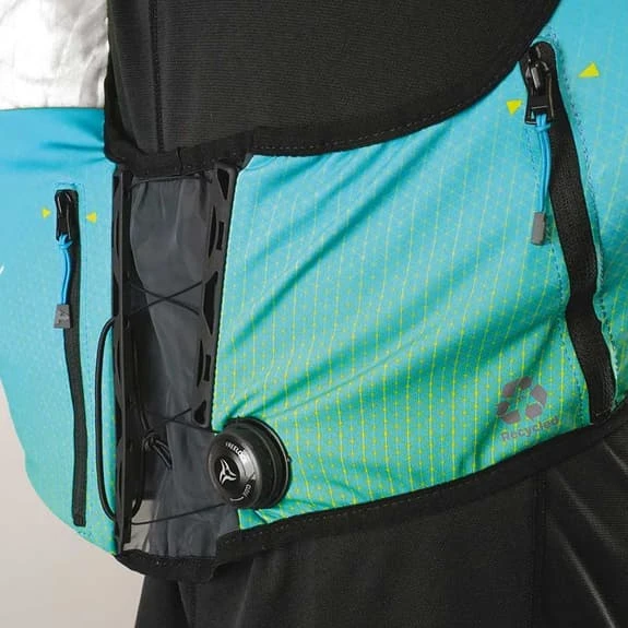 Raidlight Ultralight 12L Hydration Vest Blue Green White 6 Raidlight Ultralight 12L Hydration Vest Blue Green White - Image 6