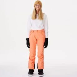 Rip Curl Rider High Trousers Orange Women 8 Rip Curl Rider High Trousers Orange Women -Nordis Camping Shop rip 004wou130 130 003