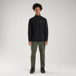 Reld Musala 1/4 Zip Fleece Black -Nordis Camping Shop rld o007fw2201 02 003 1