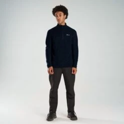 Reld Musala 1/4 Zip Fleece Navy Blue -Nordis Camping Shop rld o007fw2201 04 003