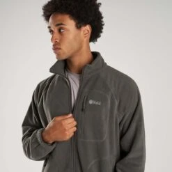 Reld Musala Full Zip Fleece Dark Grey -Nordis Camping Shop rld o007fw2202 01 005 1