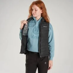 Reld Breithorn Gilet Black Women -Nordis Camping Shop rld o412fw2204 01 006