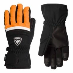 Rossignol Jr Tech Impr G Gloves Black Orange Kids