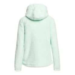 Roxy Alabama J Half Zip Hooded Fleece Pastel Blue Women -Nordis Camping Shop rxy erjft04577 bdy0 002