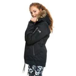 Roxy Meade Jacket Black Women -Nordis Camping Shop rxy erjtj03367 kvj0 005