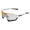 Scicon Aerotech XL Glasses Bright White With SCN-XT Bronze Mirrored Photochromic Lens
