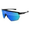 Scicon Aerowing Glasses Gloss Black With SCN-PP Blue Mirrored Lens