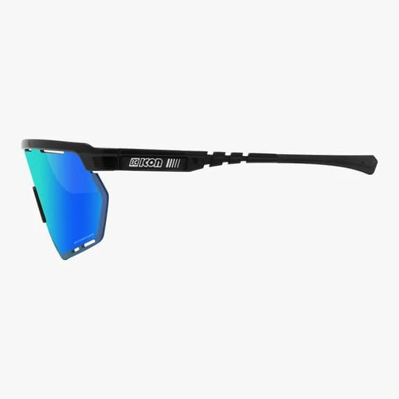 Scicon Aerowing Glasses Gloss Black With SCN-PP Blue Mirrored Lens 4 Scicon Aerowing Glasses Gloss Black With SCN-PP Blue Mirrored Lens - Image 4