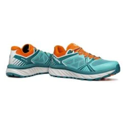 Scarpa Spin Infinity Trainers Orange Light Blue -Nordis Camping Shop scr 33075 351 8 005