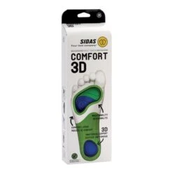 Sidas Comfort 3D Insoles Green Blue -Nordis Camping Shop sda cse3dcomfort17 005