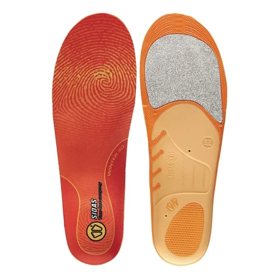 Sidas Winter 3D Insoles Red Orange 1 Sidas Winter 3D Insoles Red Orange