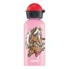 SIGG Let's Run 0.4L Water Bottle Pink Red