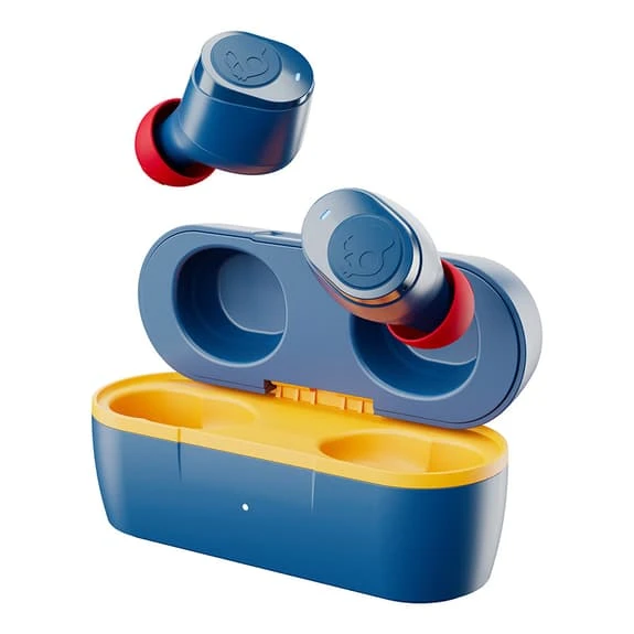 Skullcandy Jib Headphones Blue Yellow Red 3 Skullcandy Jib Headphones Blue Yellow Red - Image 3