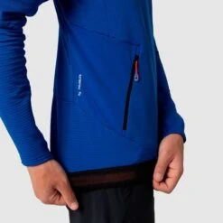 Fleece Hoodie Salewa Pedroc 2 Polarlite Blue -Nordis Camping Shop sl 28574 8620 006